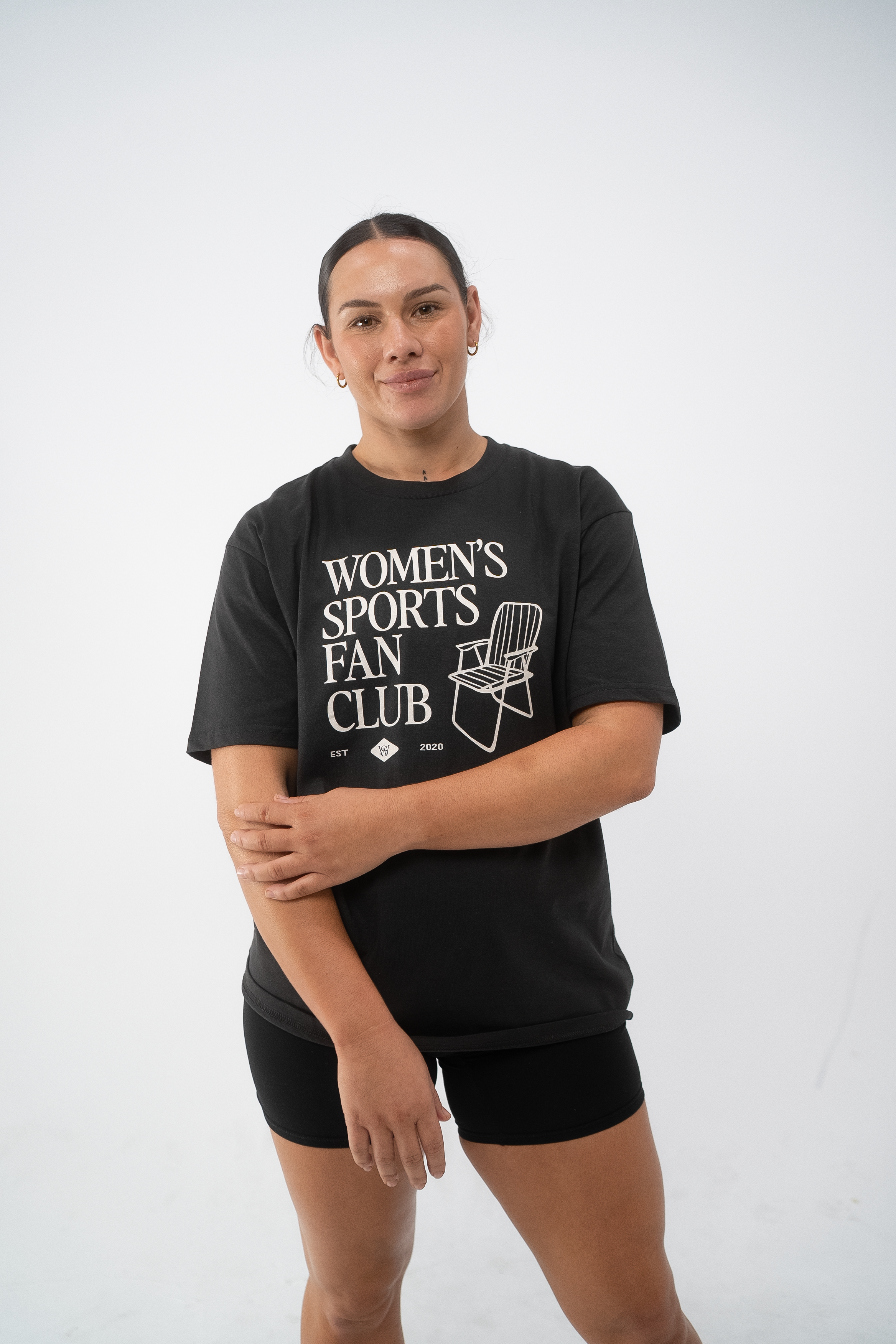 women's sports fan club tee