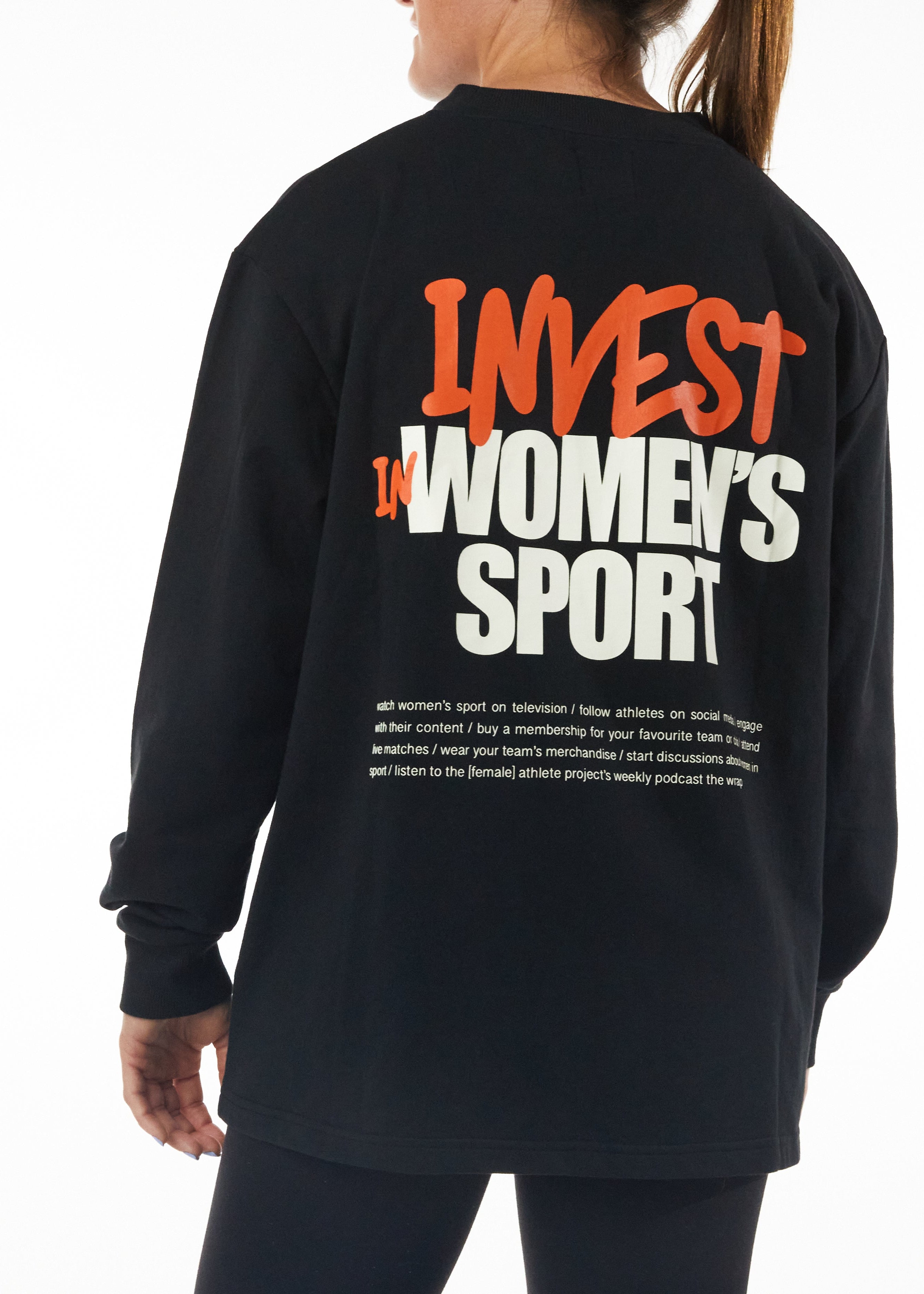 invest in women's sport long sleeve tee