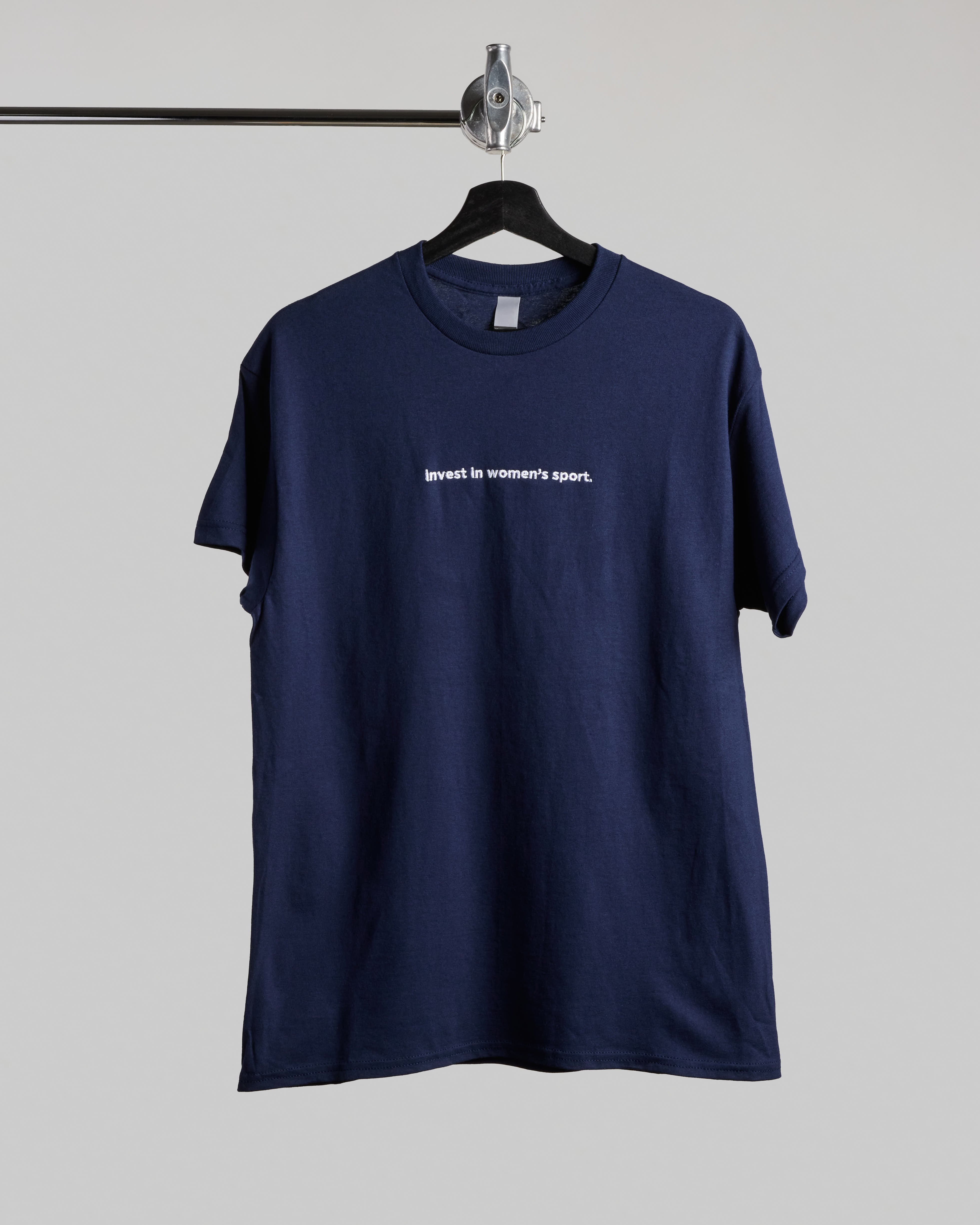 invest in women's sport embroidered tee