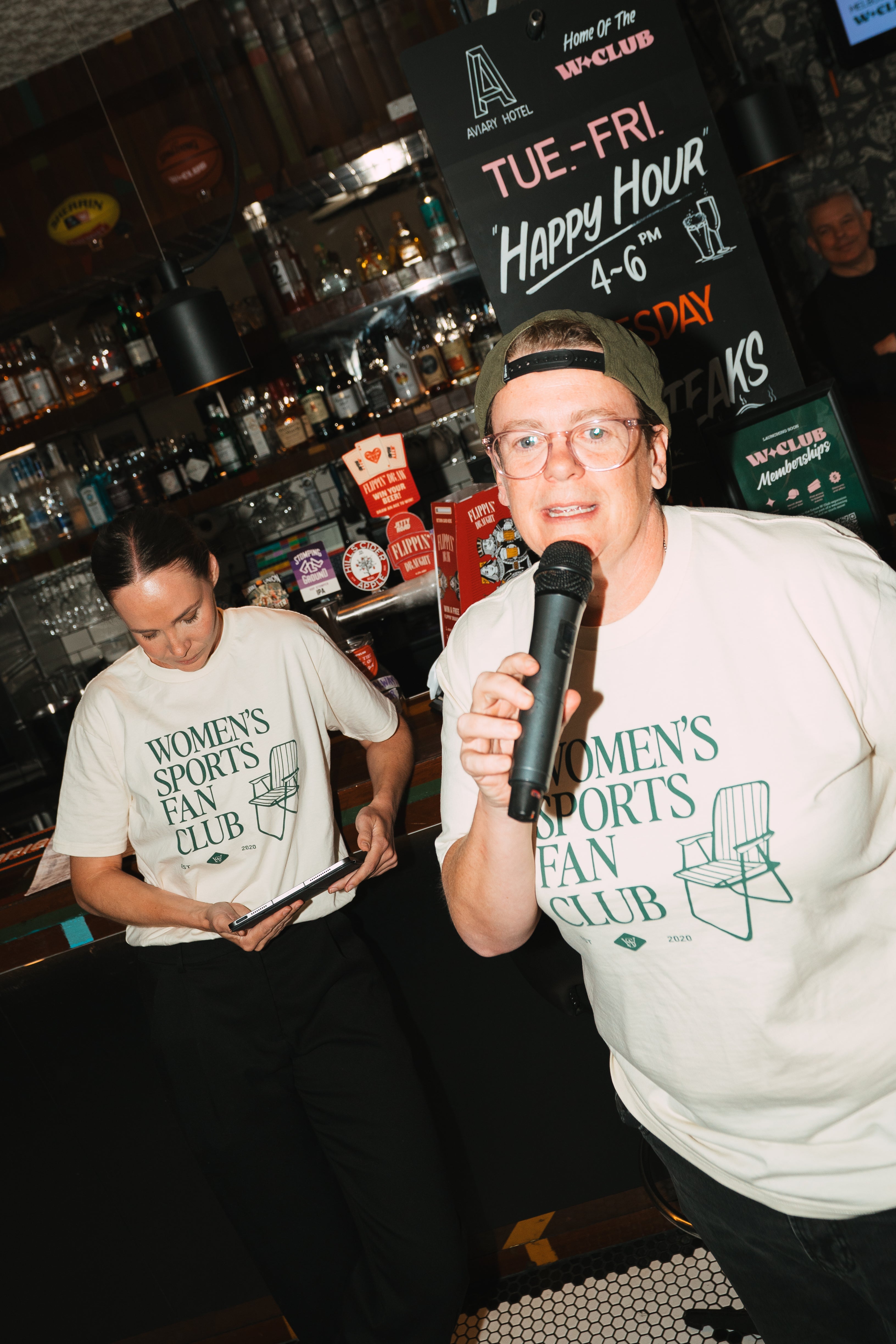 women's sports fan club tee