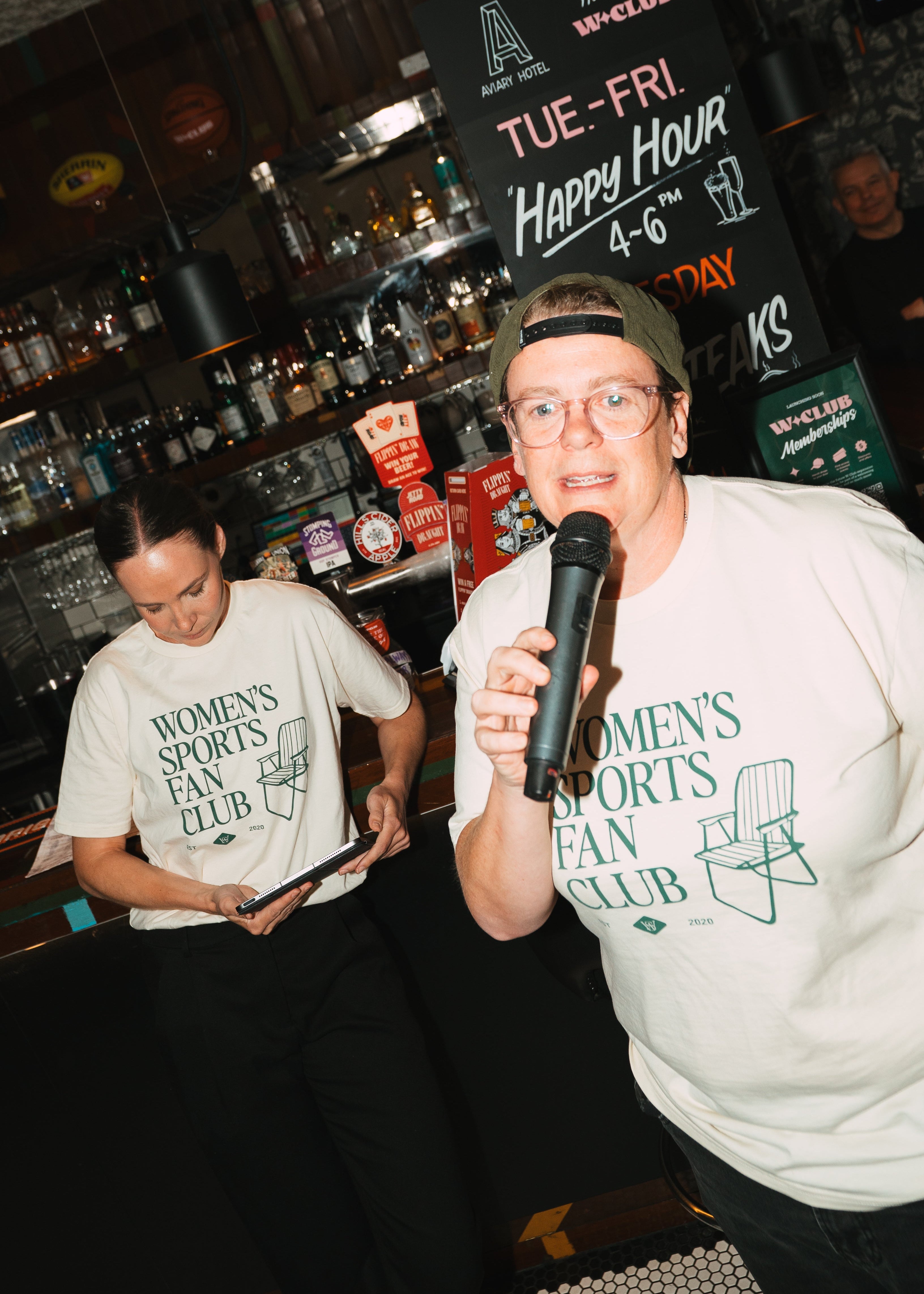 women's sports fan club tee