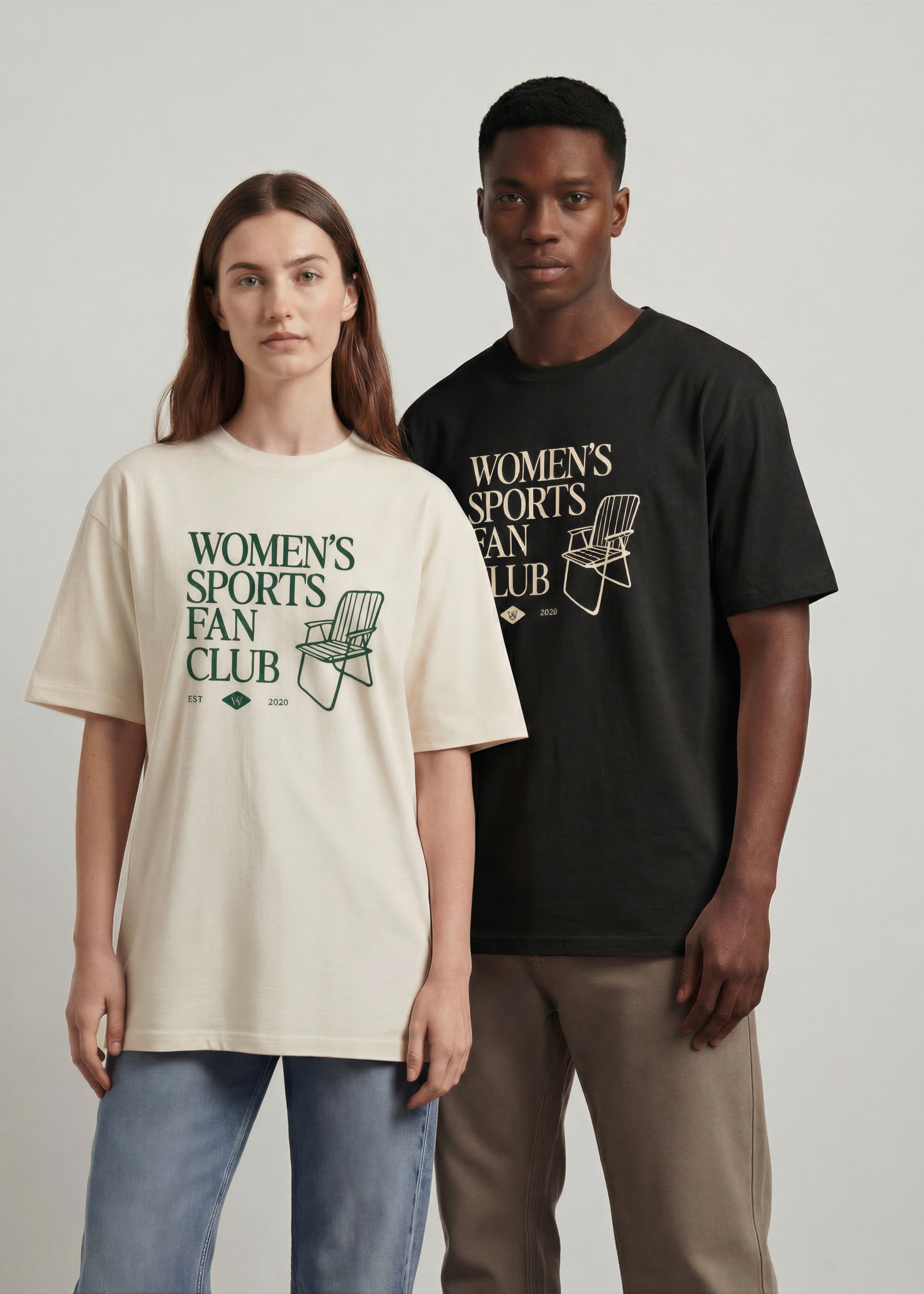 women's sports fan club tee