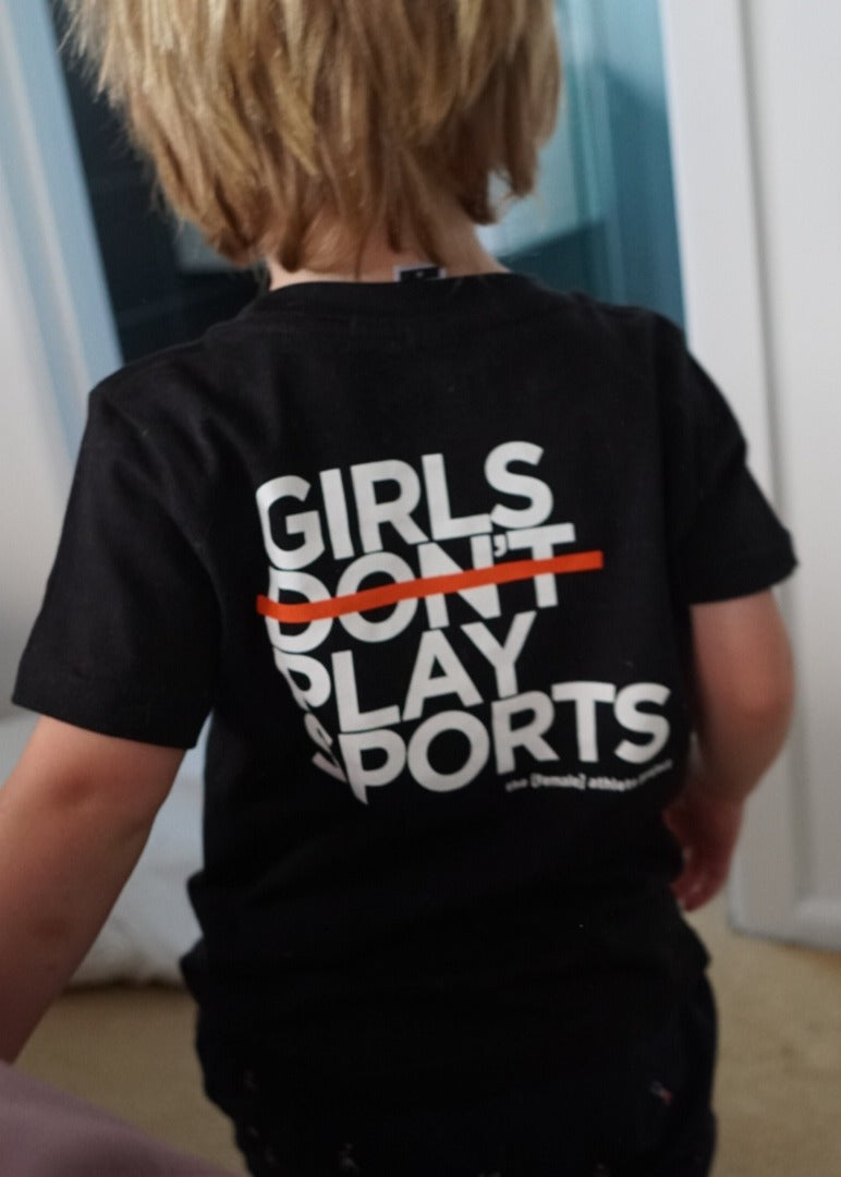 girls play sports [toddler tee]