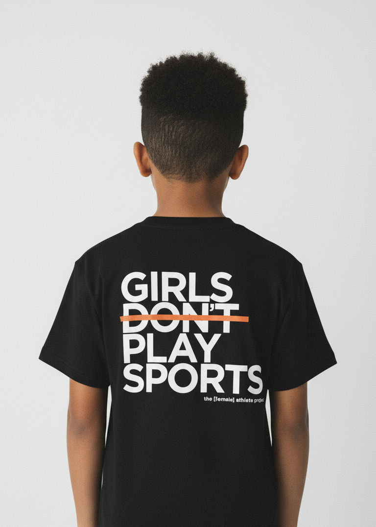 girls play sports [kids tee]