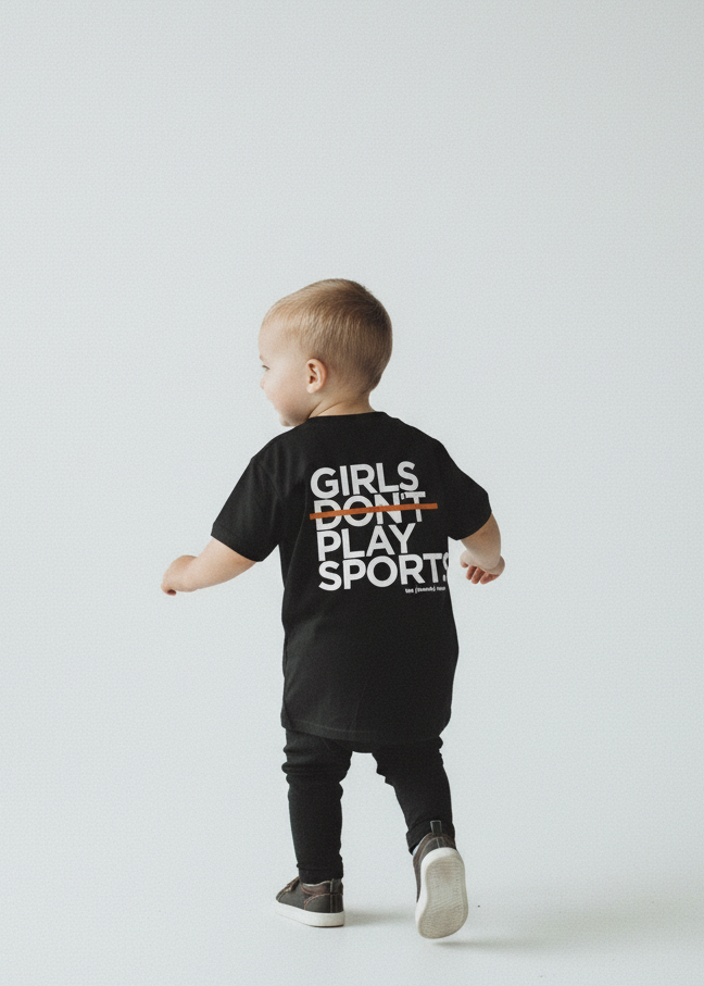 girls play sports [toddler tee]
