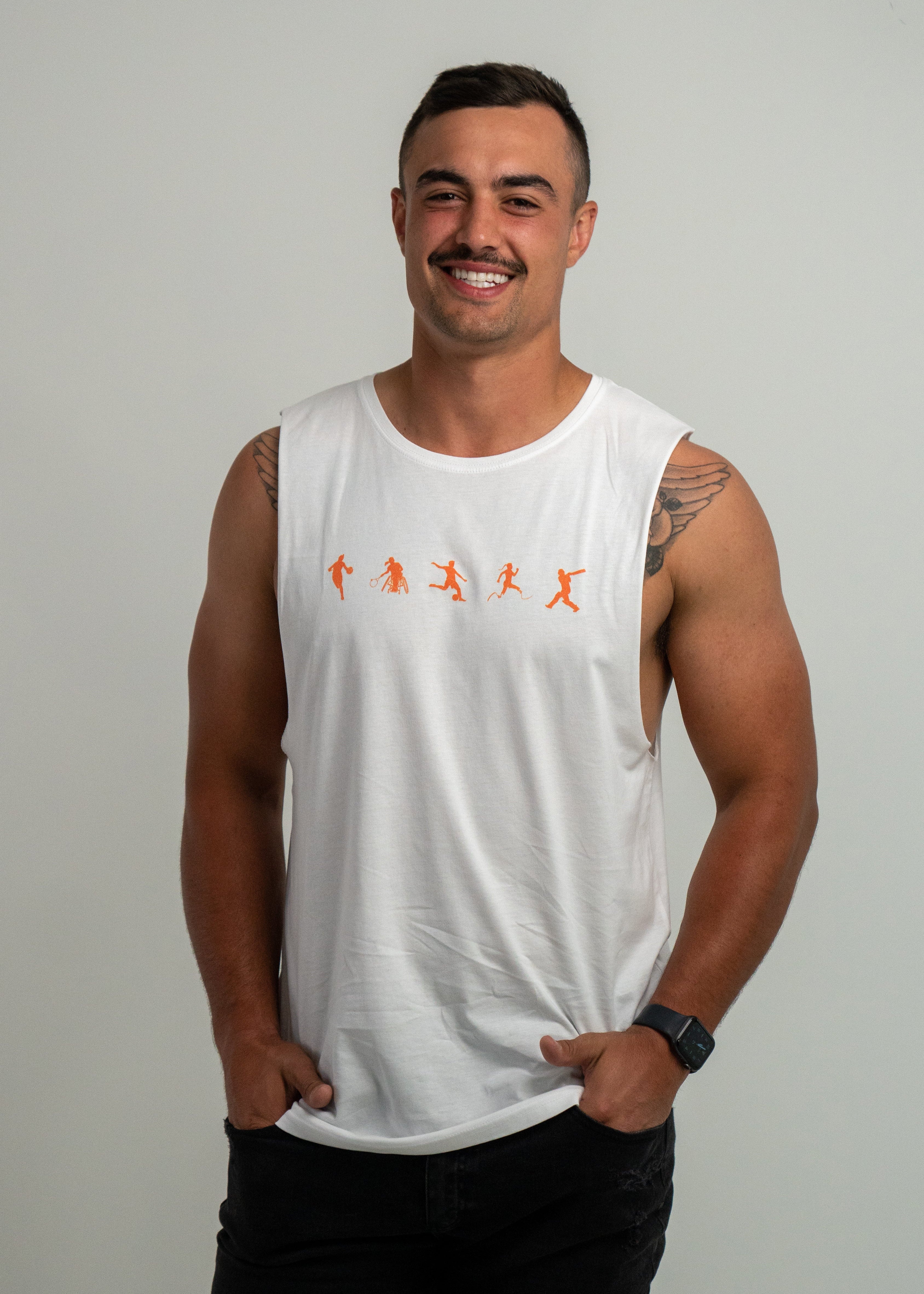 icons muscle tee [white or black]