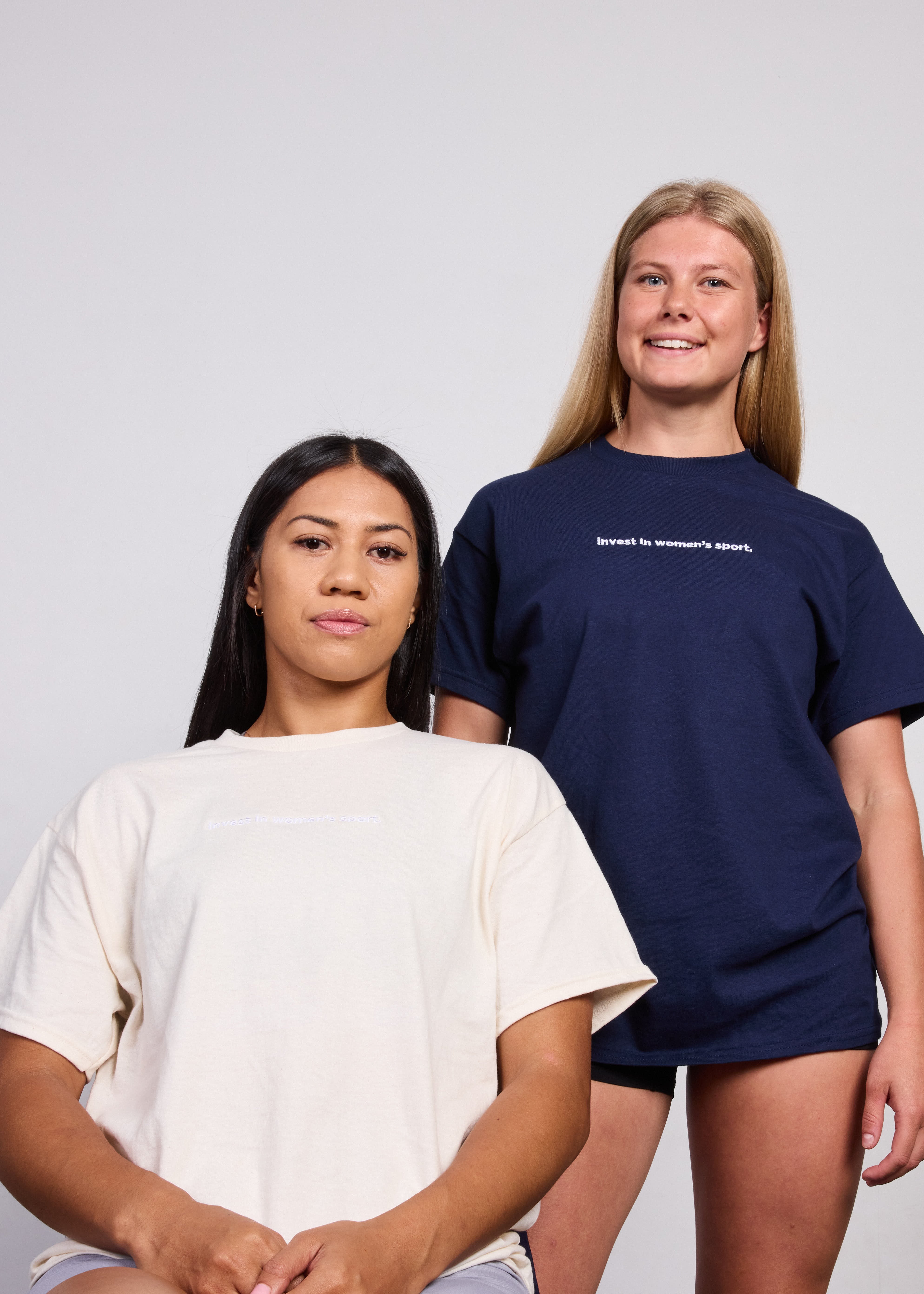 invest in women's sport embroidered tee