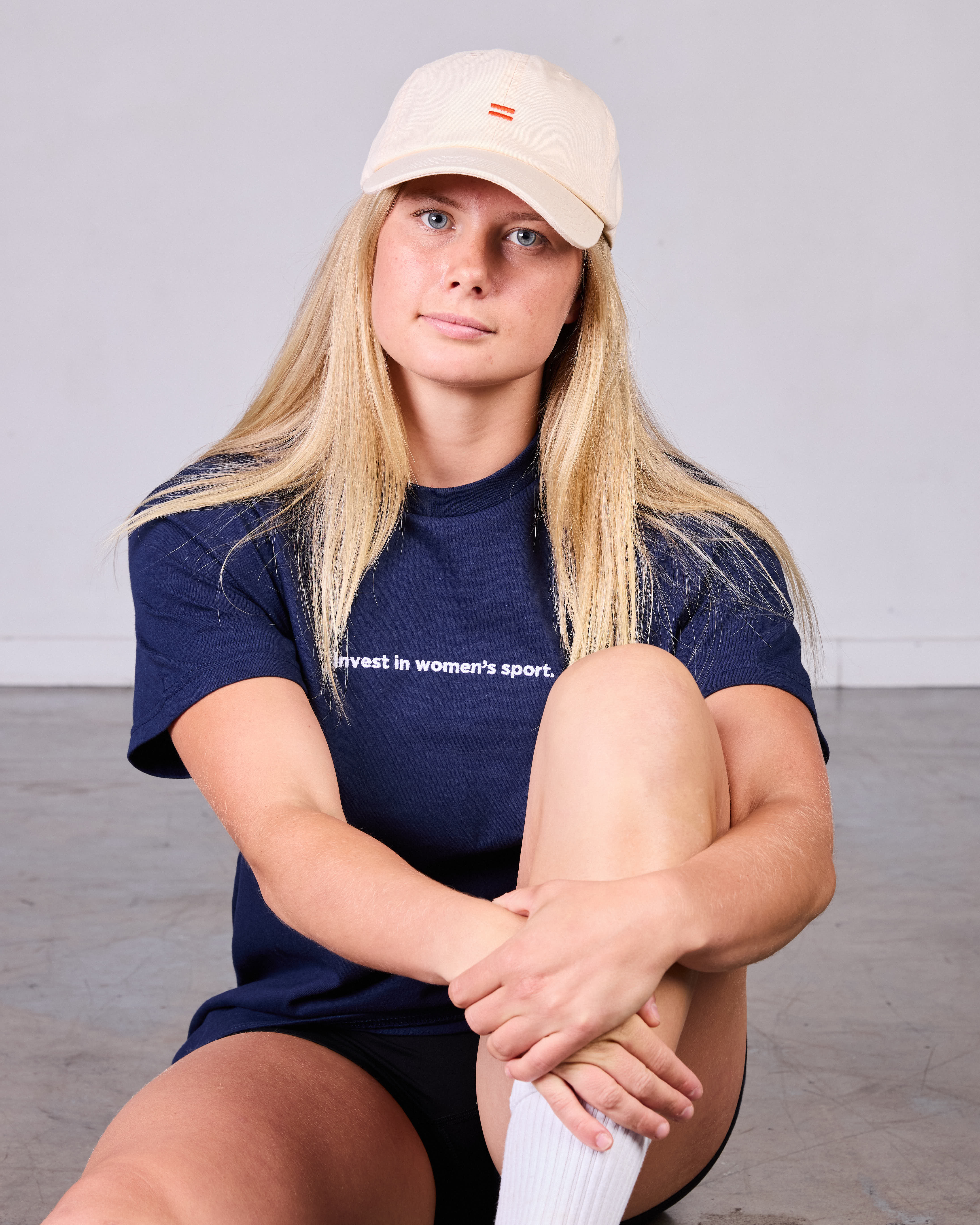 EQUAL hat [off-white or navy]