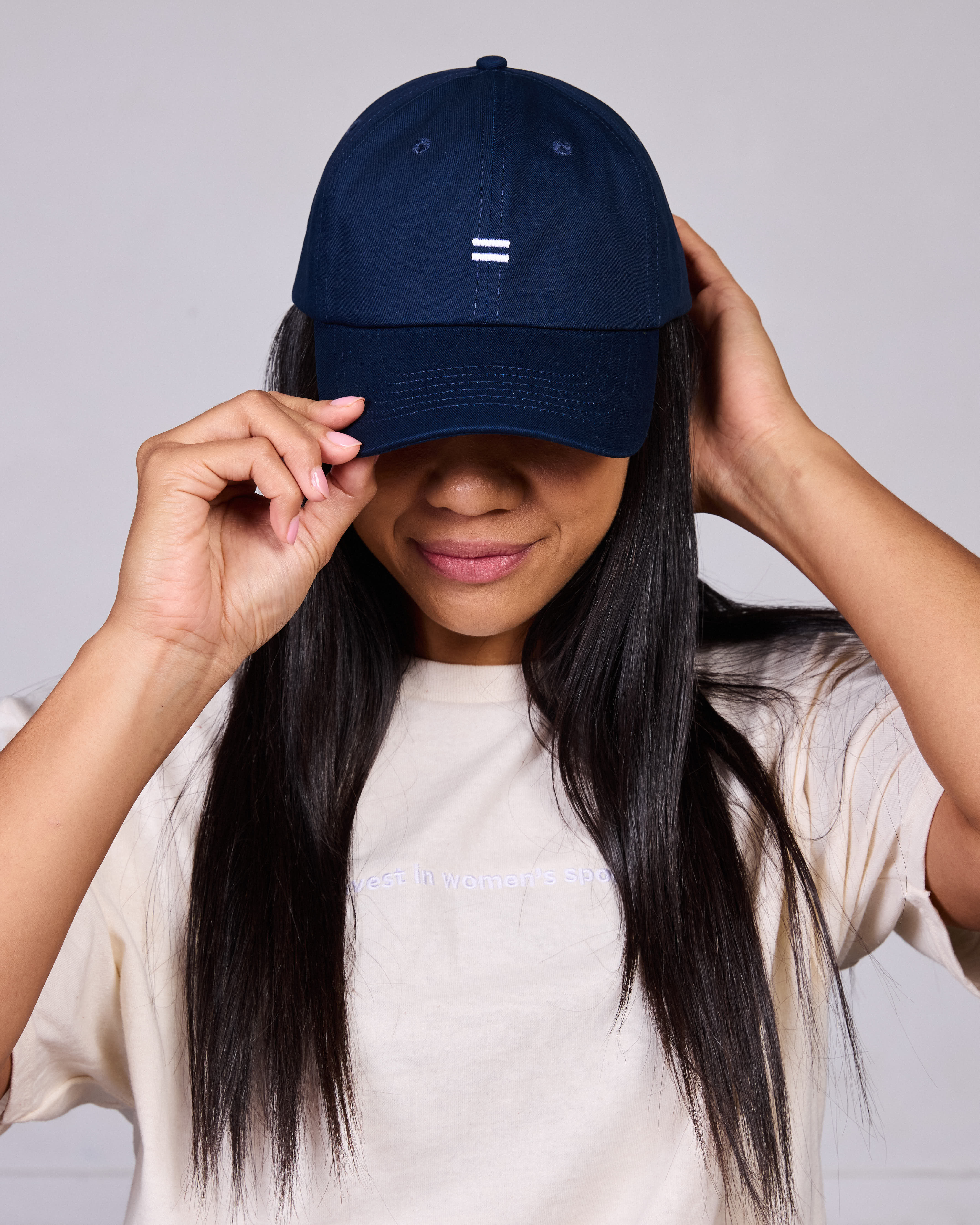 EQUAL hat [off-white or navy]
