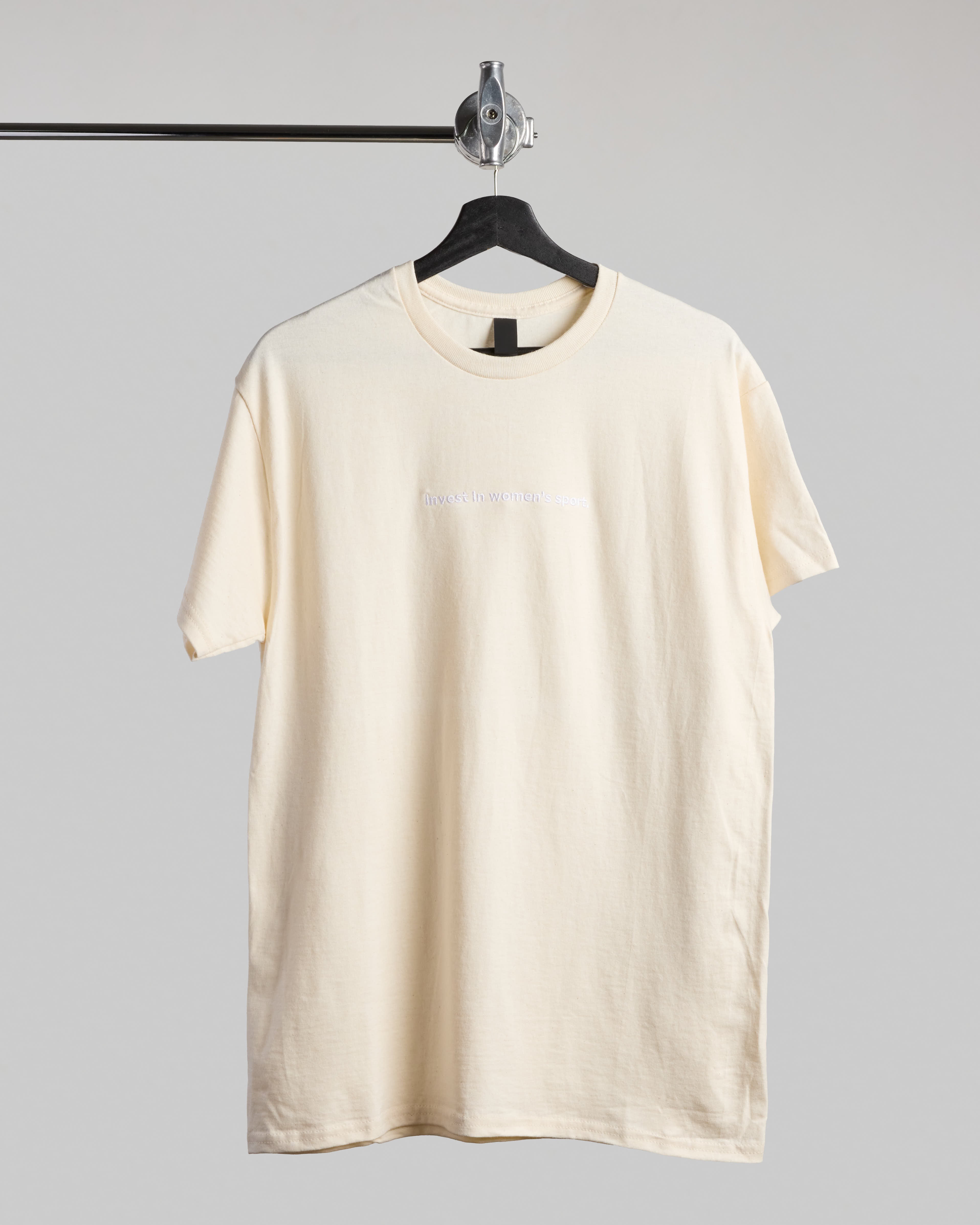 invest in women's sport embroidered tee