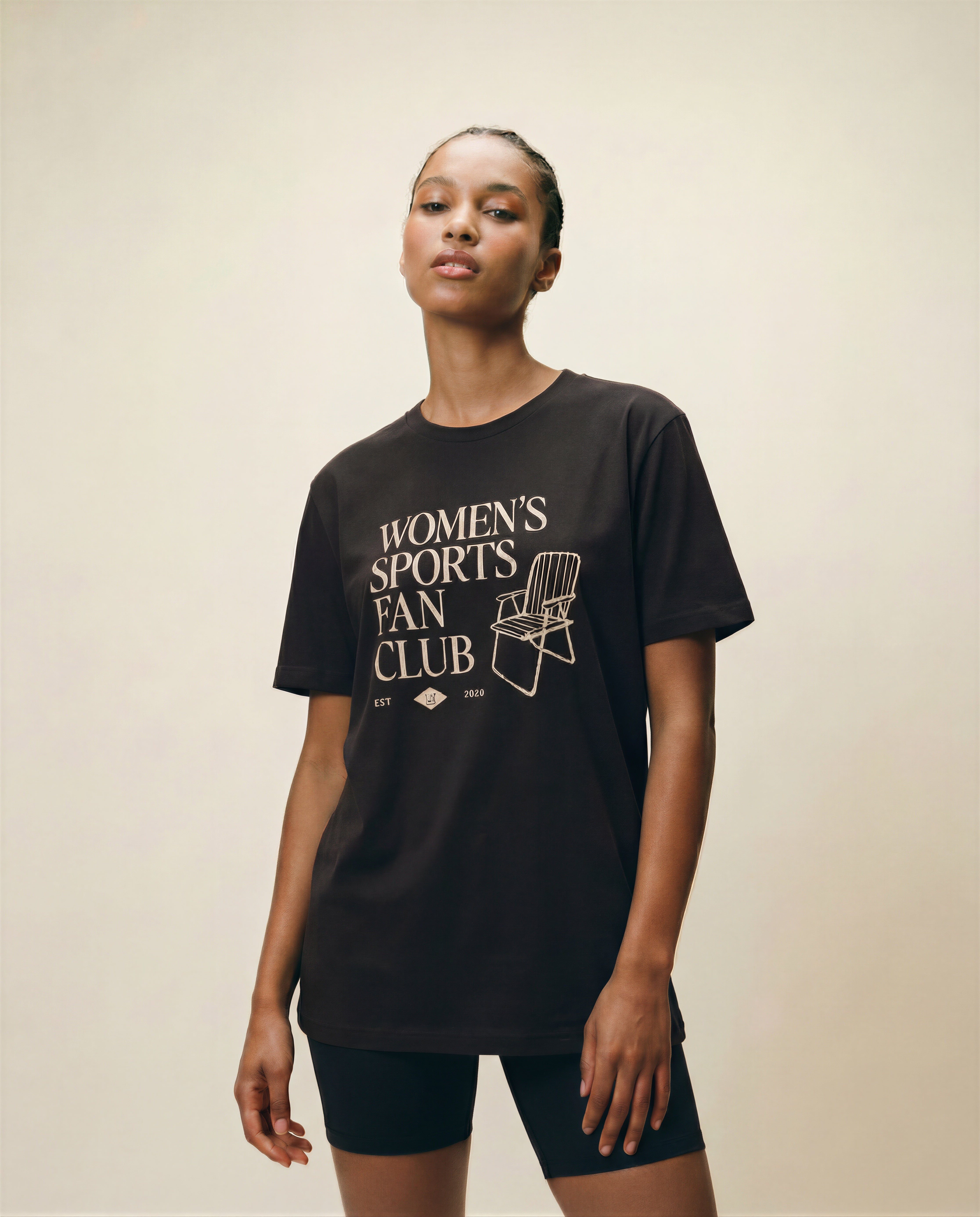 women's sports fan club tee